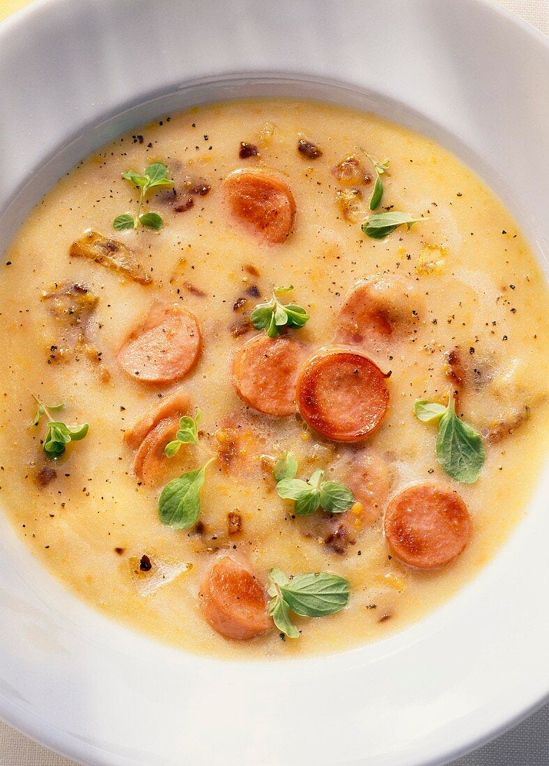 Bavarian Sausage and Potato Bouillon Bistro